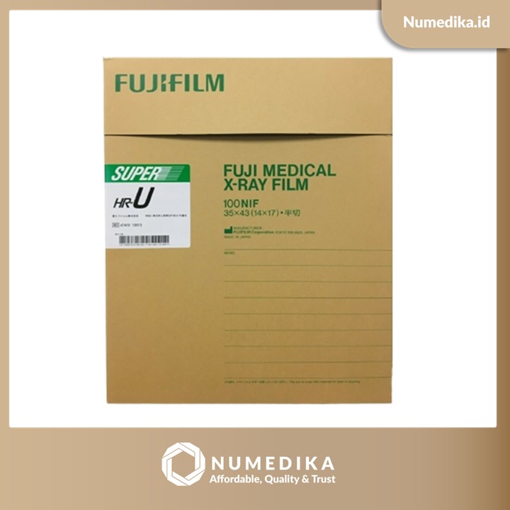Medical Analog Film X-Ray Fujifilm tipe Super HR-U 35x43 CM